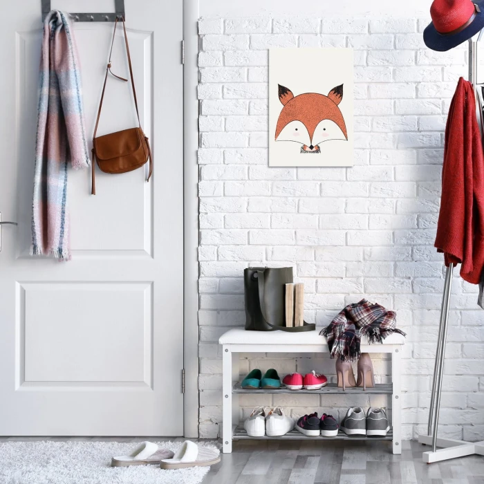 Plakat metalowy Lisek Prezent
