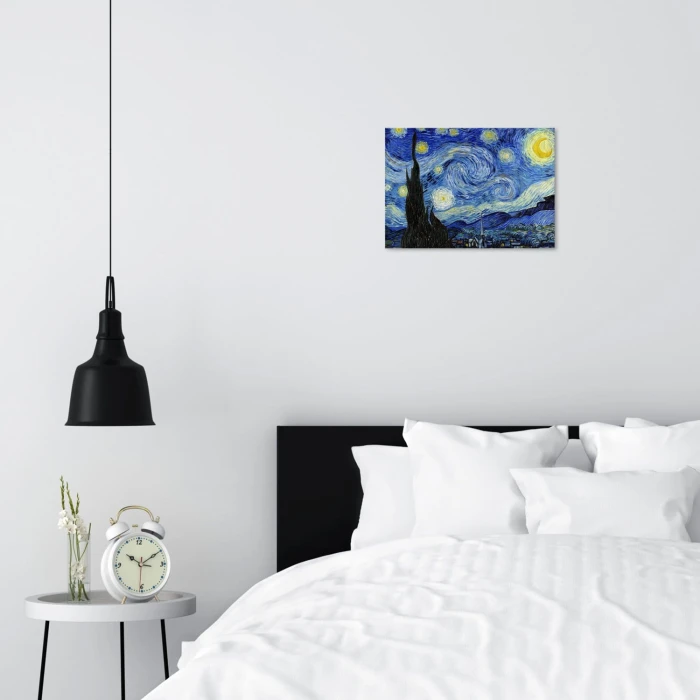 Poster metal Starry Night Van Gogh gift