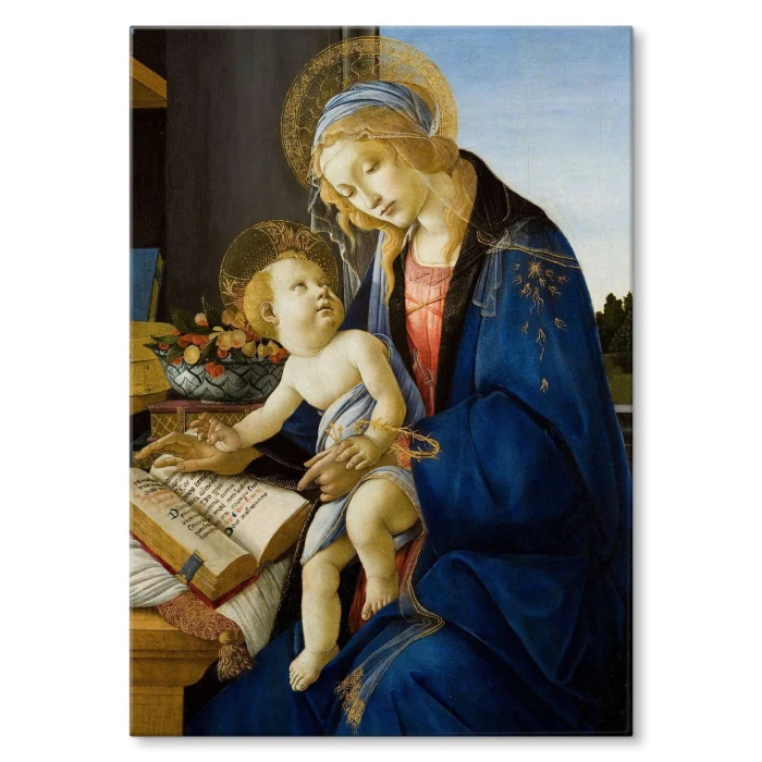 Poster metal The Virgin Botticelli gift