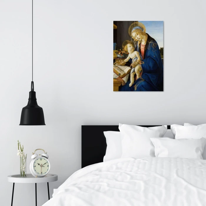 Poster metal The Virgin Botticelli gift