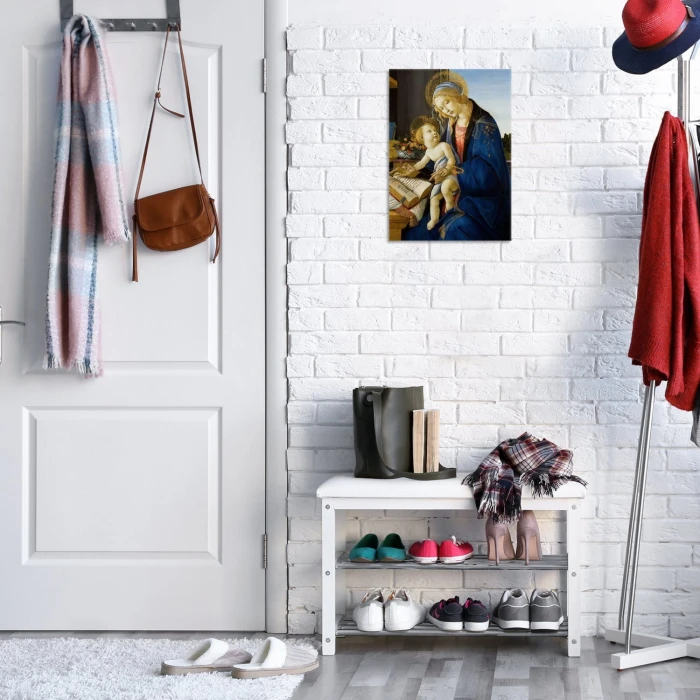 Poster metal The Virgin Botticelli gift