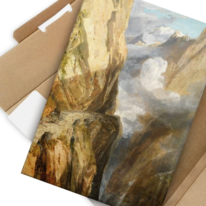 Plakat metalowy Pass of Gotthard Turner Prezent