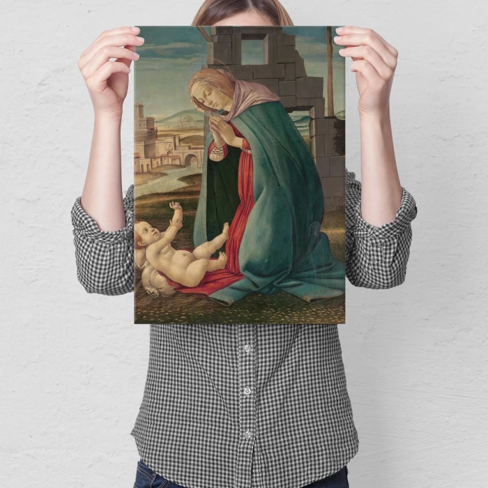 Poster metal The Nativity Botticelli gift