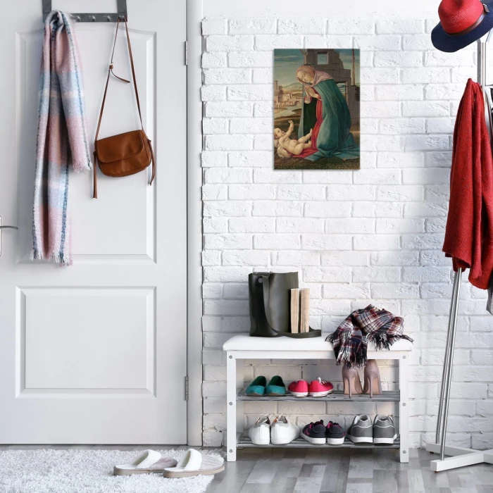 Plakat metalowy The Nativity Botticelli Prezent