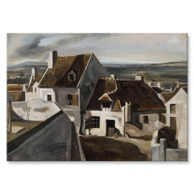 Plakat metalowy The Inn Camille Corot Prezent