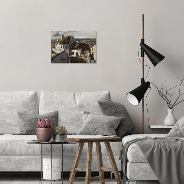 Poster metal The Inn Camille Corot gift