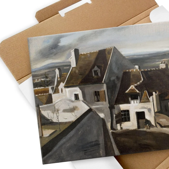 Poster metal The Inn Camille Corot gift