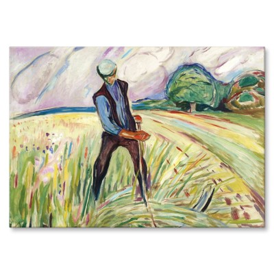 Poster metal Haymaker Edvard Munch gift