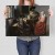 Poster metal Glass of wine Vermeer gift