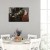 Poster metal Glass of wine Vermeer gift