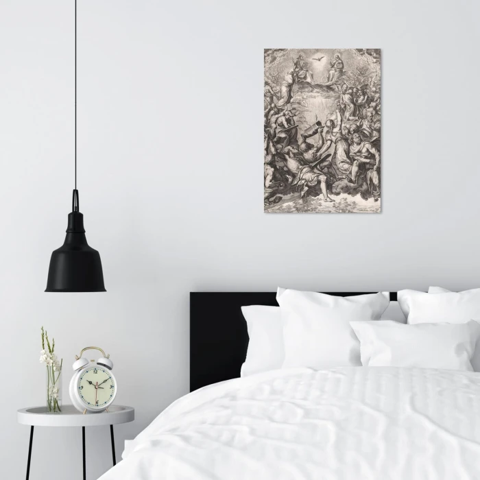 Plakat metalowy Adoration trinity Titian Prezent