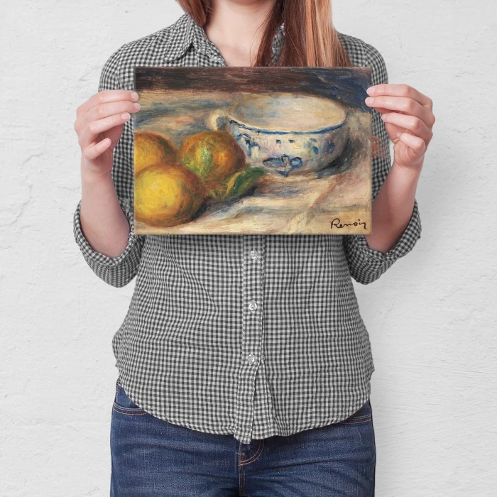 Poster metal Still life Lemon Renoir gift