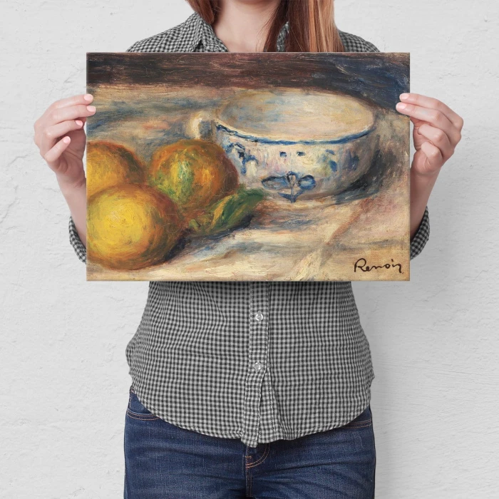 Poster metal Still life Lemon Renoir gift