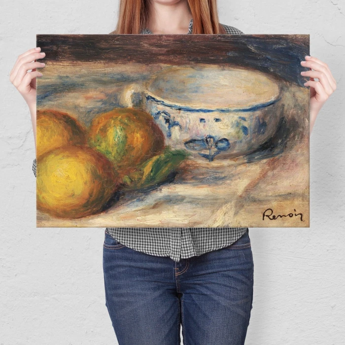Poster metal Still life Lemon Renoir gift