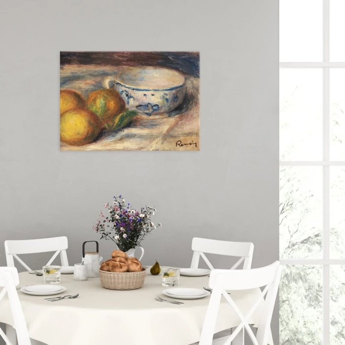 Poster metal Still life Lemon Renoir gift