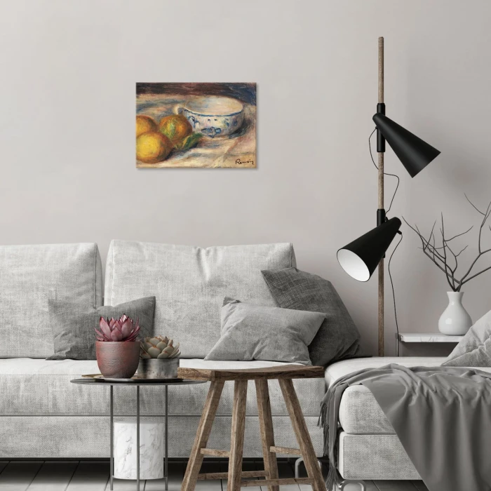 Poster metal Still life Lemon Renoir gift