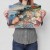 Plakat metalowy Shore red house Munch Prezent
