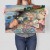 Poster metal Shore red house Munch gift