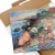 Poster metal Shore red house Munch gift