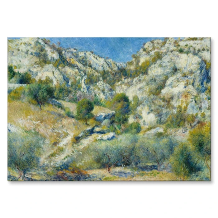 Poster metal Rocky Crags Renoir gift