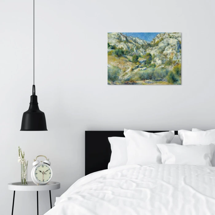 Poster metal Rocky Crags Renoir gift
