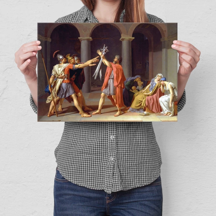 Poster metal Oath of horatii David gift