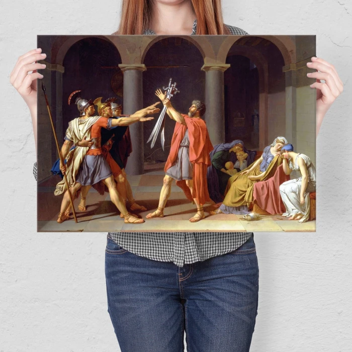 Poster metal Oath of horatii David gift