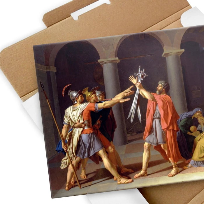 Poster metal Oath of horatii David gift