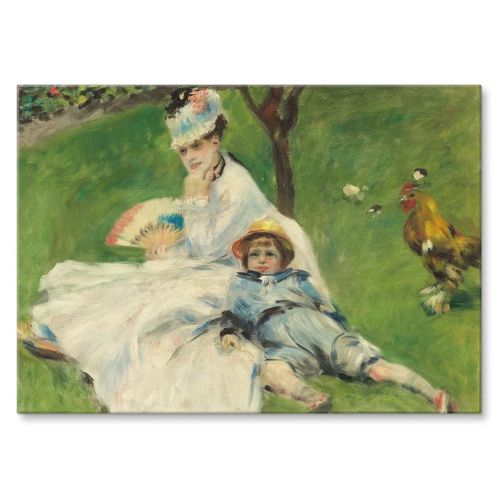 Poster metal Madame monet Renoir gift