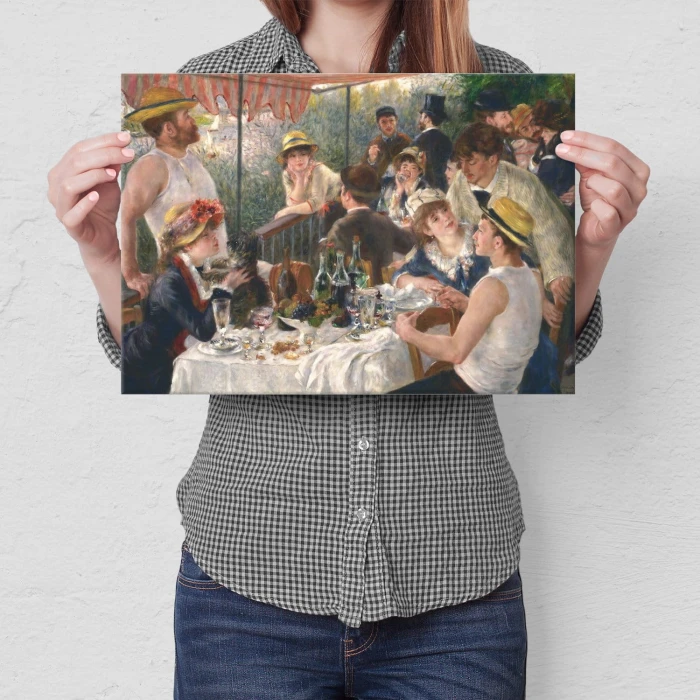 Poster metal Luncheon Piere Renoir gift