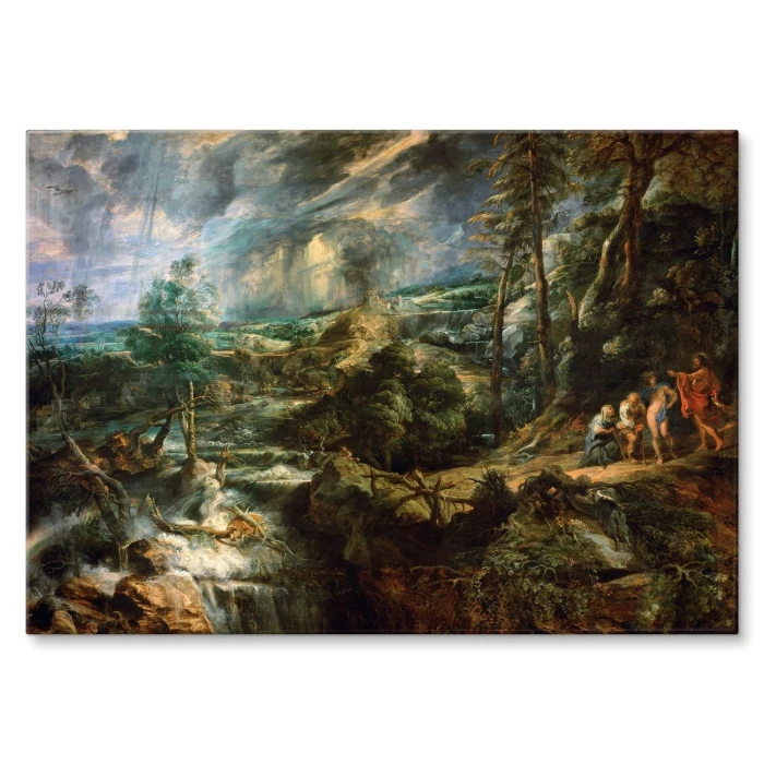 Plakat metalowy Philemon & Baucis Rubens Prezent