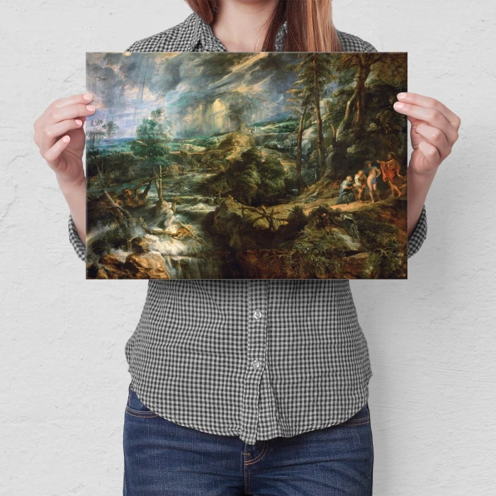 Poster metal Philemon & Baucis Rubens gift