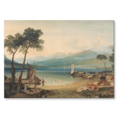 Plakat metalowy Lake Geneva Turner Prezent