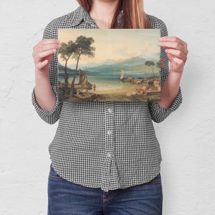 Poster metal Lake Geneva Turner gift