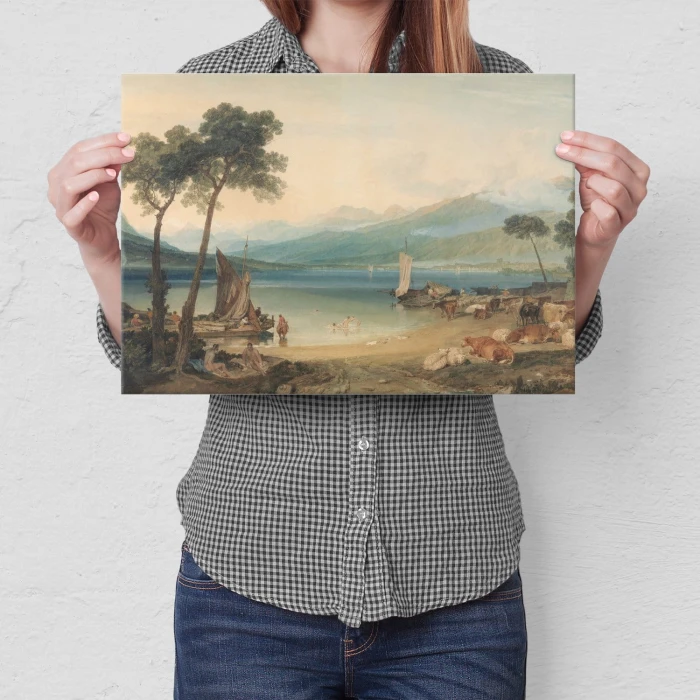 Poster metal Lake Geneva Turner gift