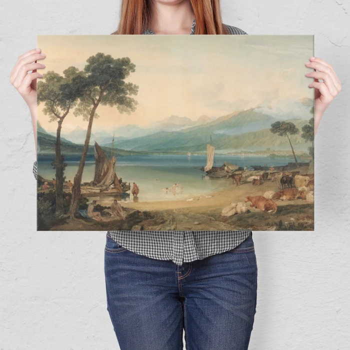 Poster metal Lake Geneva Turner gift