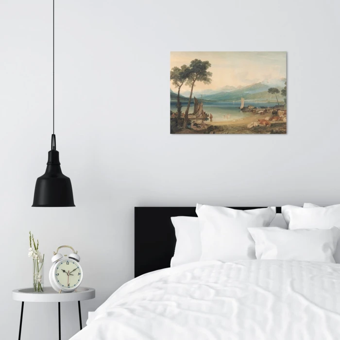Poster metal Lake Geneva Turner gift