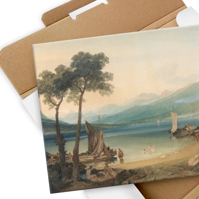 Poster metal Lake Geneva Turner gift