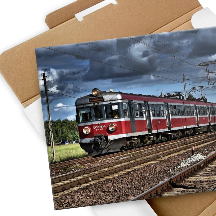Plakat metalowy EN57-1163 Prezent