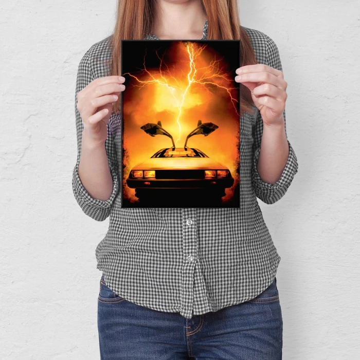 Plakat metalowy Back to the future Prezent