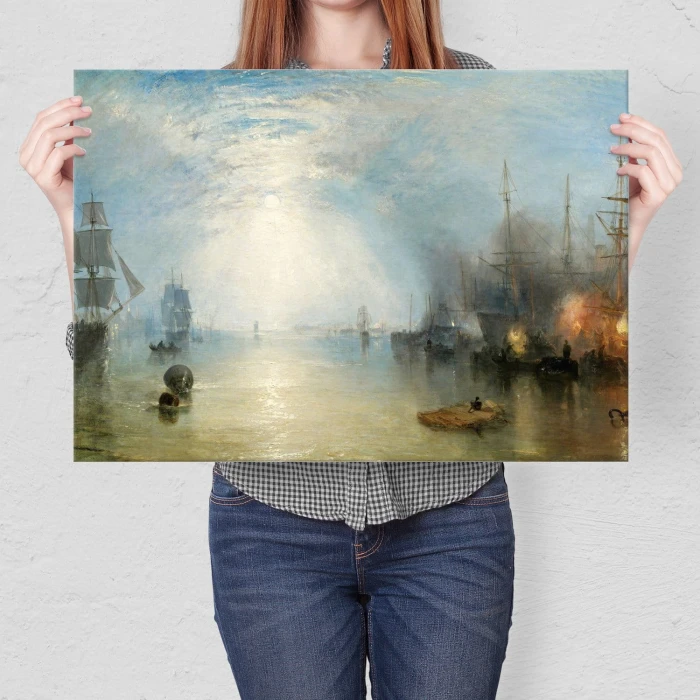 Plakat metalowy Keelmen Heaving Turner Prezent