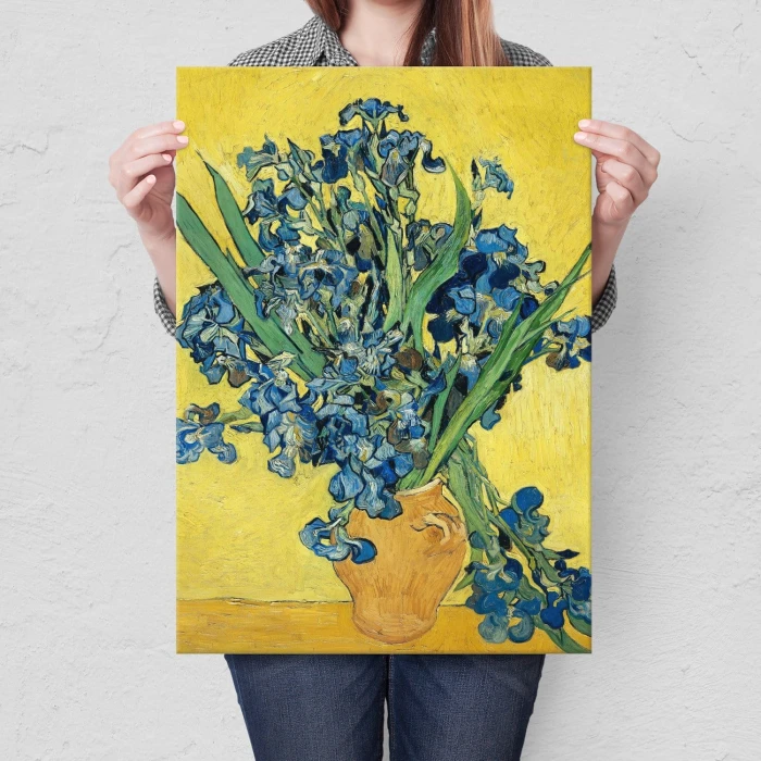 Plakat metalowy Irises Vincent van Gogh Prezent