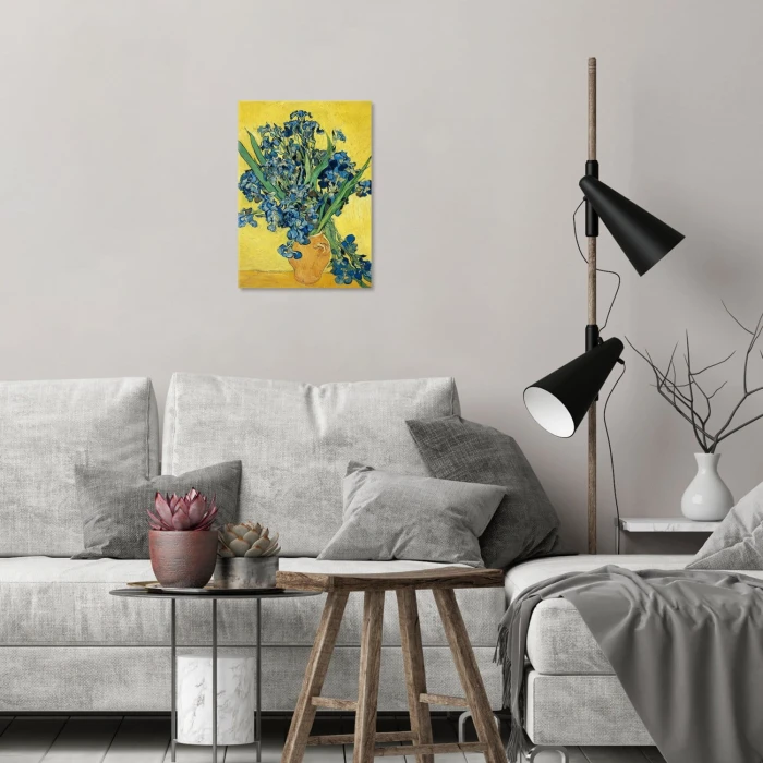 Plakat metalowy Irises Vincent van Gogh Prezent