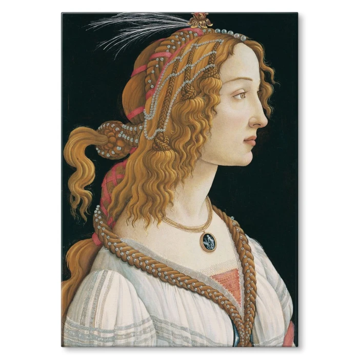 Poster metal Lady Sandro Botticelli gift