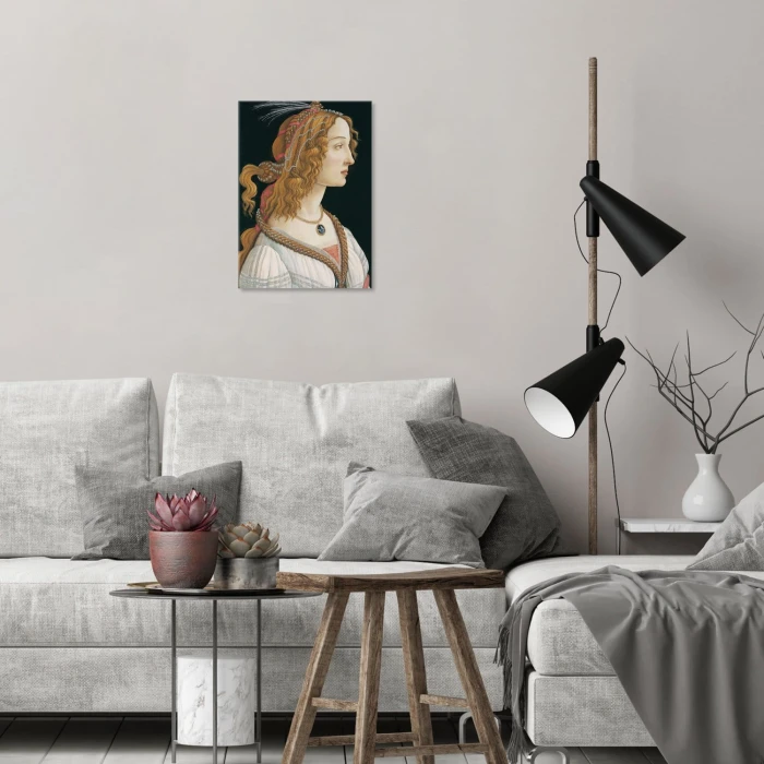 Poster metal Lady Sandro Botticelli gift
