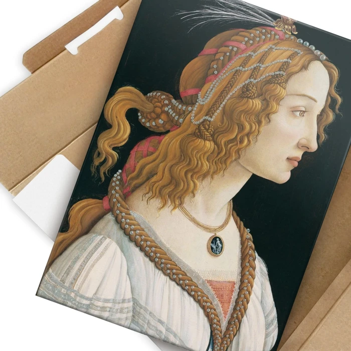 Poster metal Lady Sandro Botticelli gift