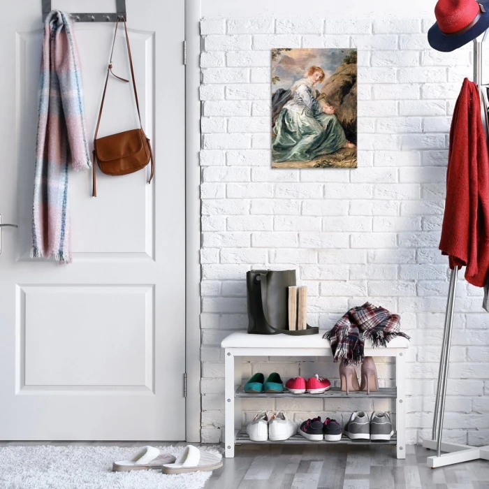 Plakat metalowy Hagar in desert Rubens Prezent