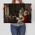 Poster metal Girl interrupted Vermeer gift