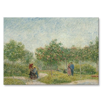 Poster metal Garden Vincent van Gogh gift