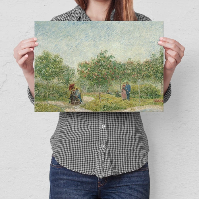 Poster metal Garden Vincent van Gogh gift